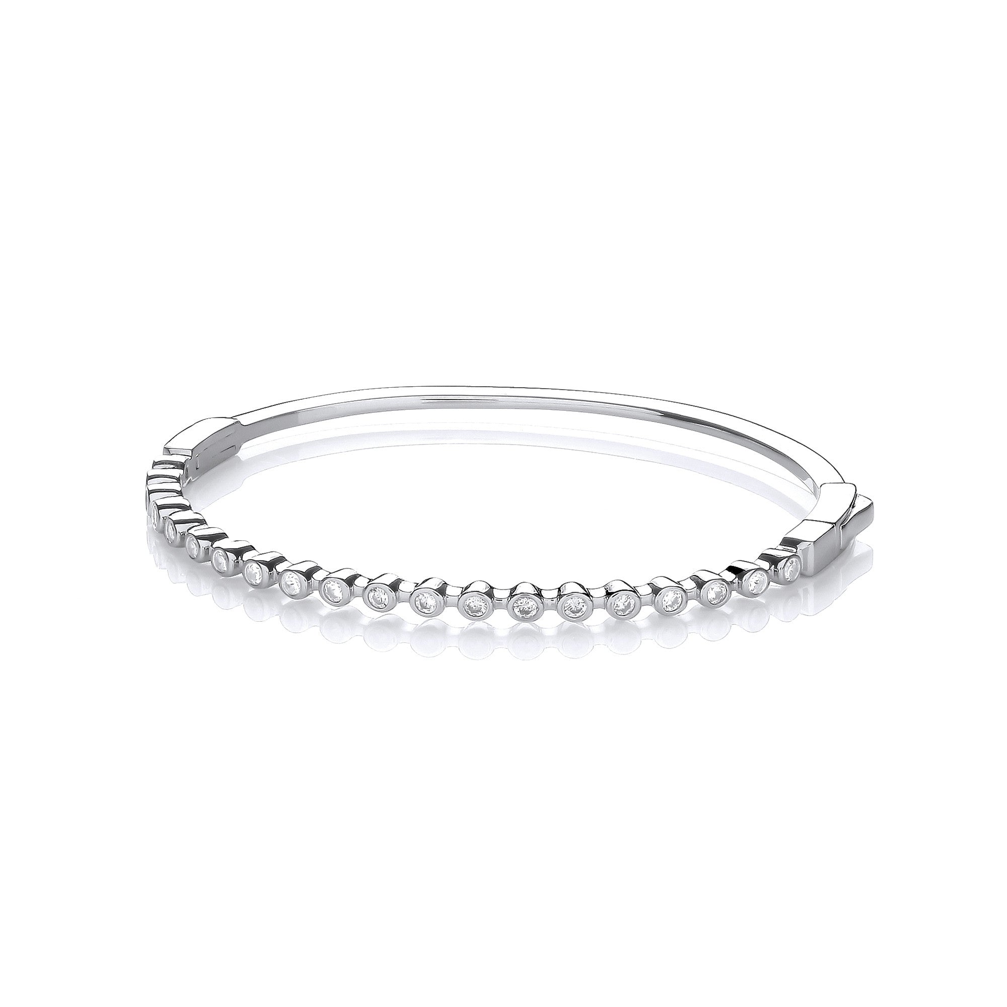 Rubover Cubic Zirconias Ladies J-Jaz Bangle