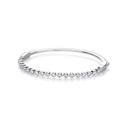 Rubover Cubic Zirconias Ladies J-Jaz Bangle