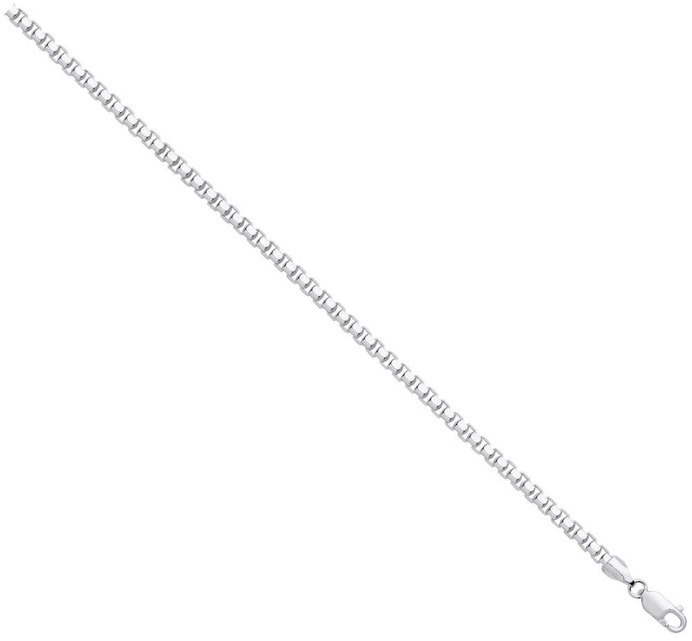 Silver 4mm Box Chain