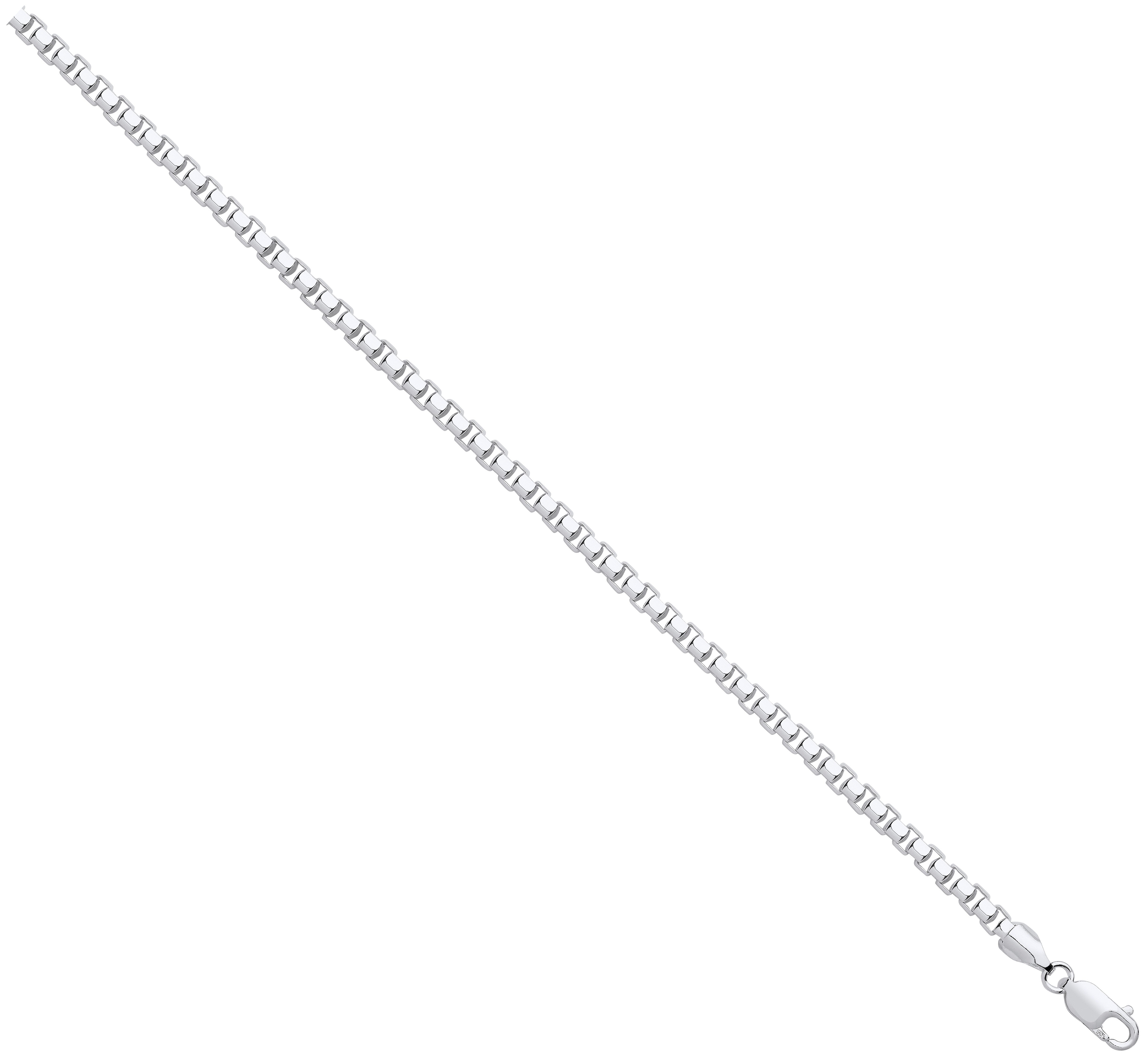 Silver 4mm Box Chain