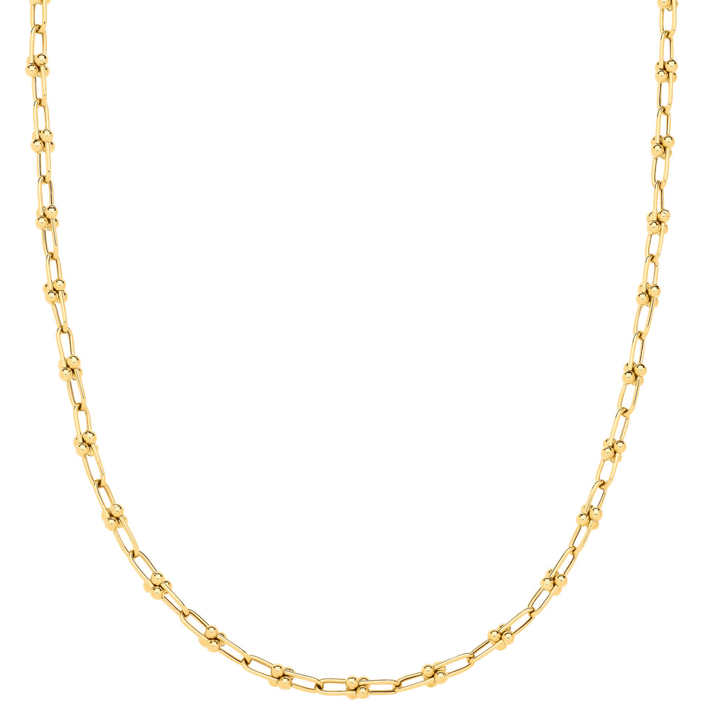 Yellow Gold Chains 18" Necklace/Ladies Bracelet