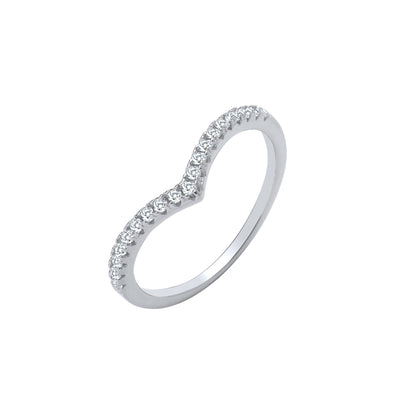 Silver Wishbone Ring