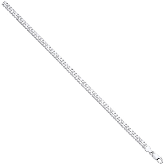 Silver Double Curb 6mm Chain