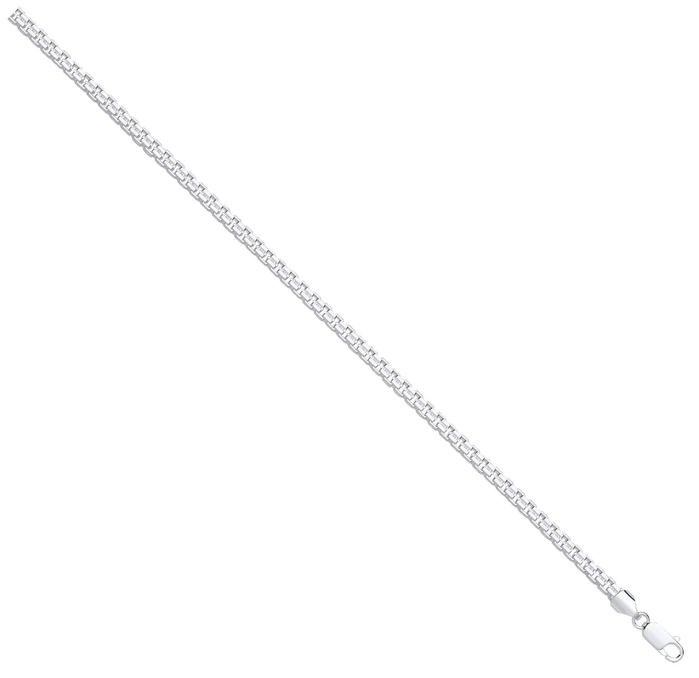 Silver 4mm Cage Chain