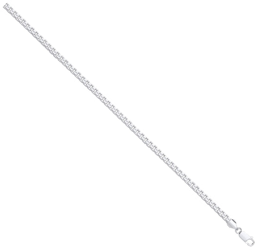 Silver 4mm Cage Chain