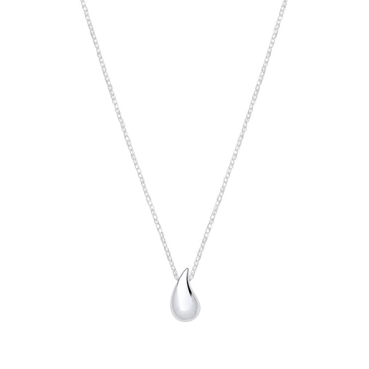 Silver Teardrop 16"