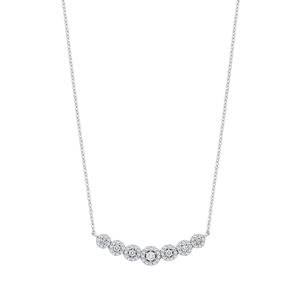 18ct White Gold Necklace 0.50ctw