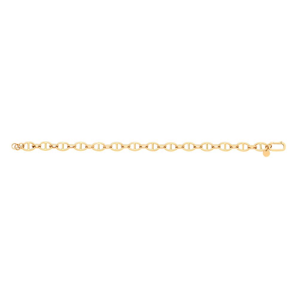 Yellow Gold Anchor Ladies Bracelet