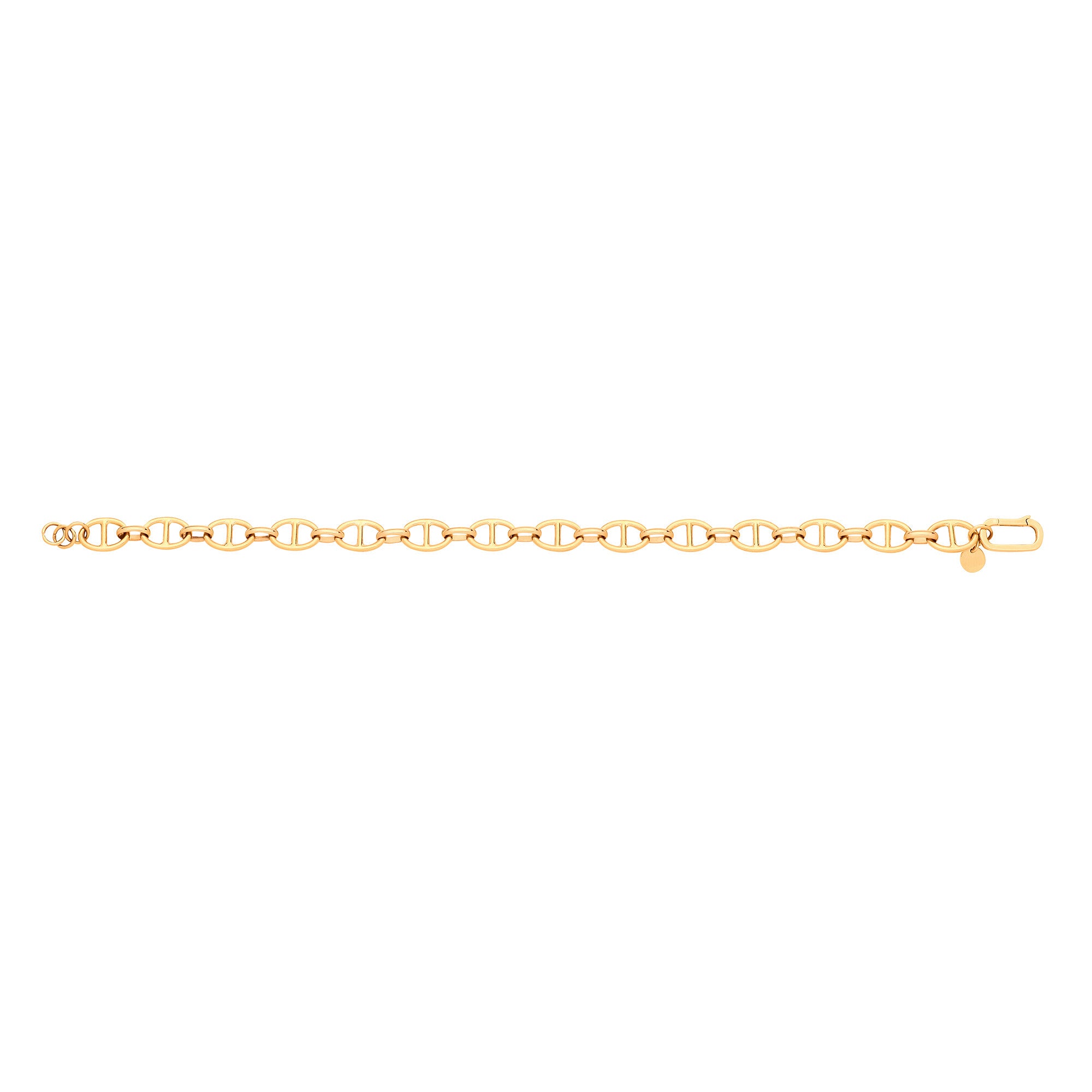 Yellow Gold Anchor Ladies Bracelet