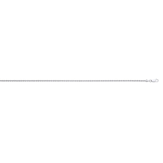 Silver 2.1mm Rope Chain