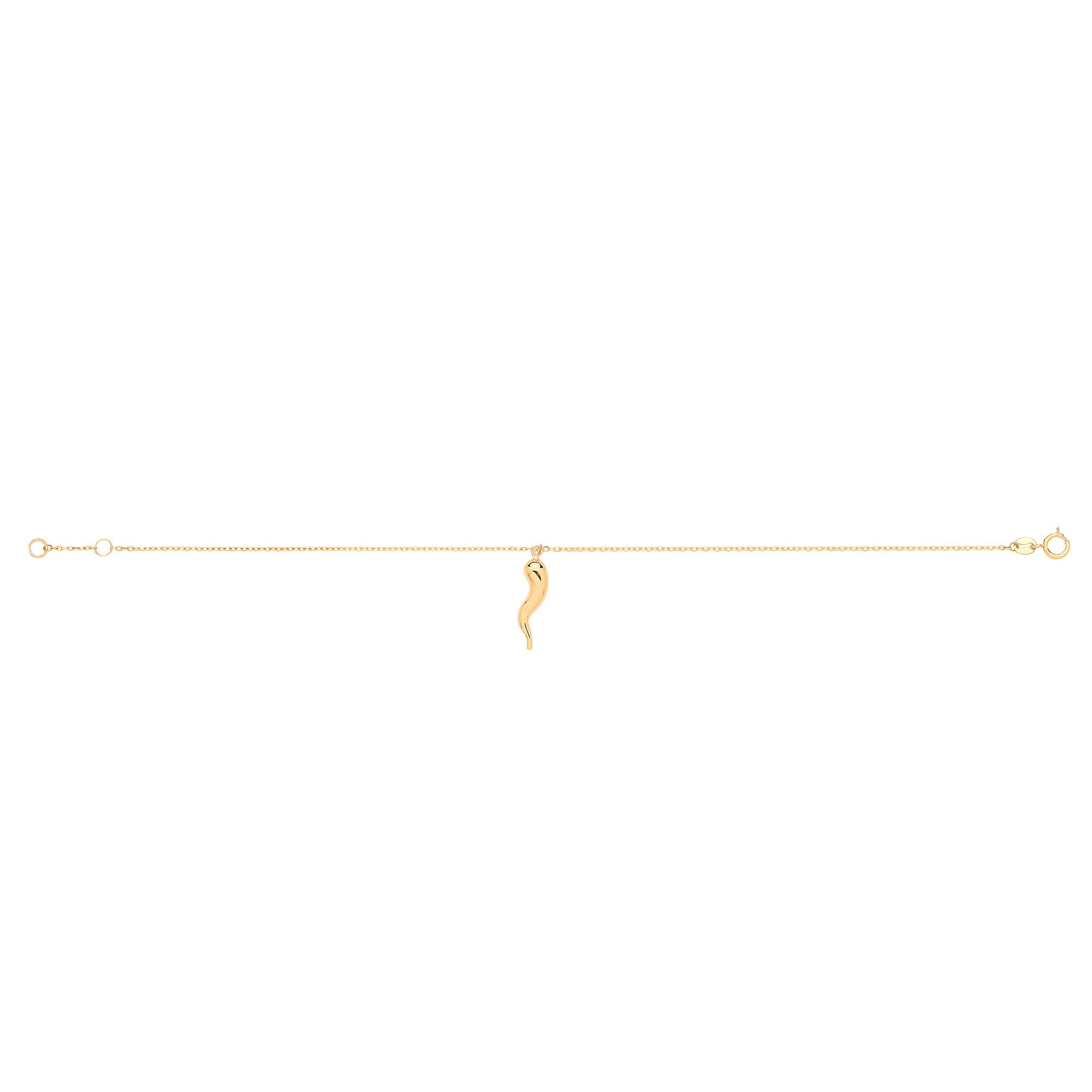 Yellow Gold Horn of Life Ladies Bracelet