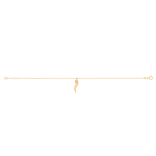 Yellow Gold Horn of Life Ladies Bracelet