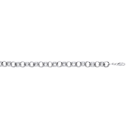 Silver 11mm Filigree Belcher Chain