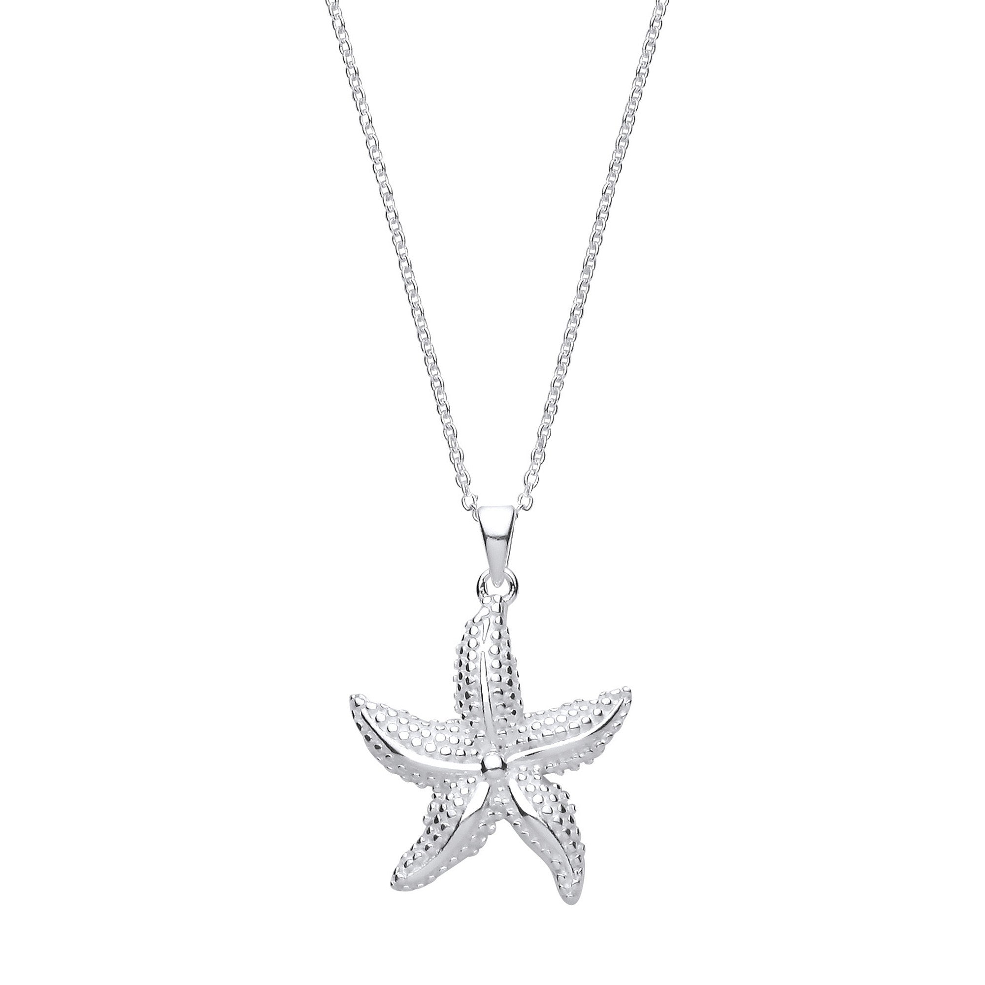 Starfish Silver Necklace