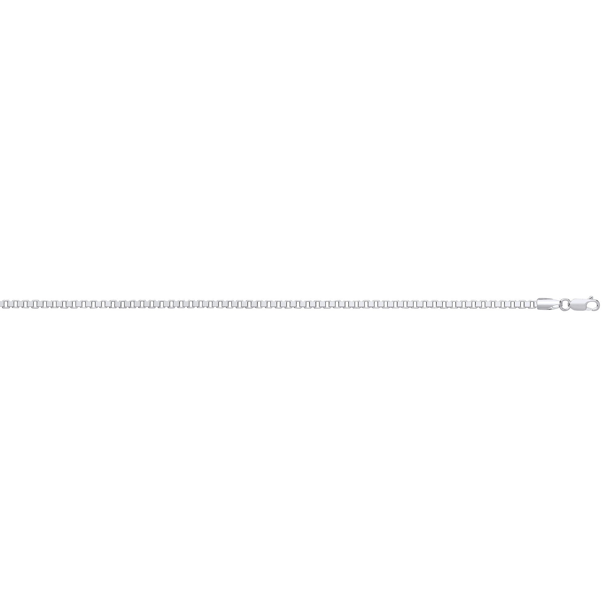 Silver 3.2mm Box Chain