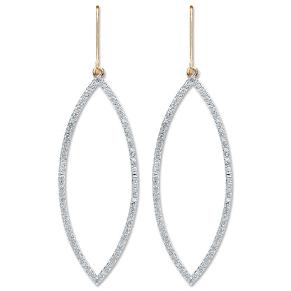 9ct Yellow Gold 0.30ct Dia Drop Earrings