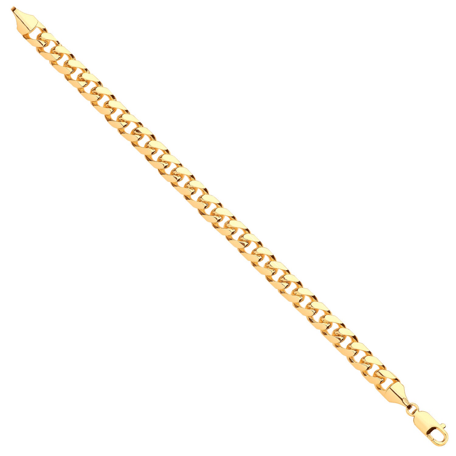 Yellow Gold Miami Link 8.3mm Chain