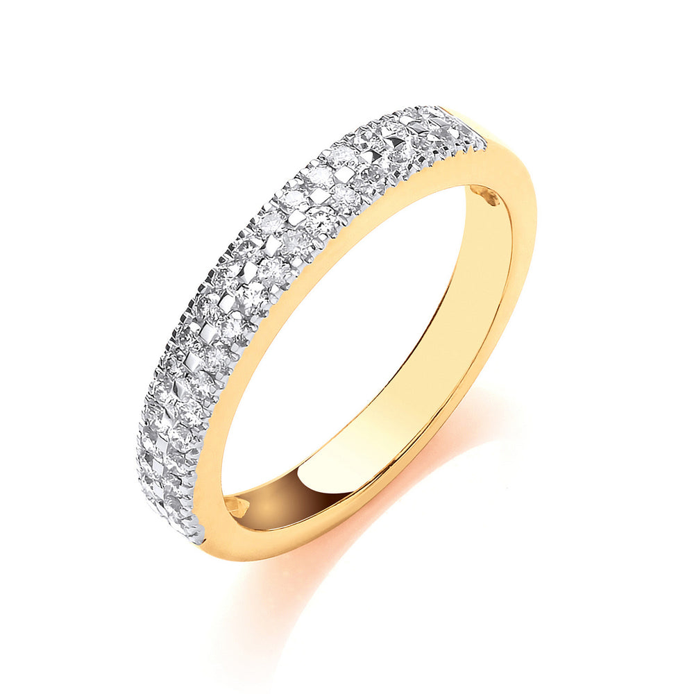 18ct Yellow Gold 0.35ctw Diamond Eternity Ring – product view