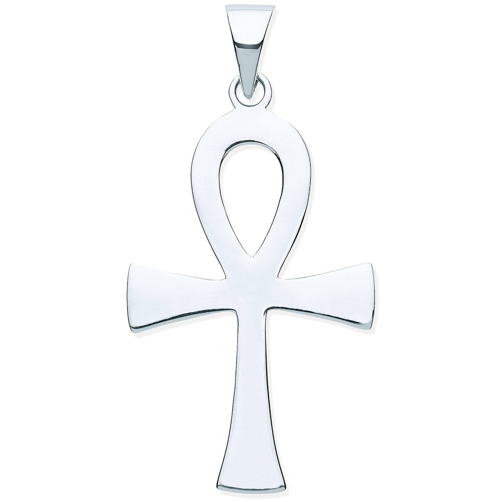 Silver Ankh Cross - Key of Life