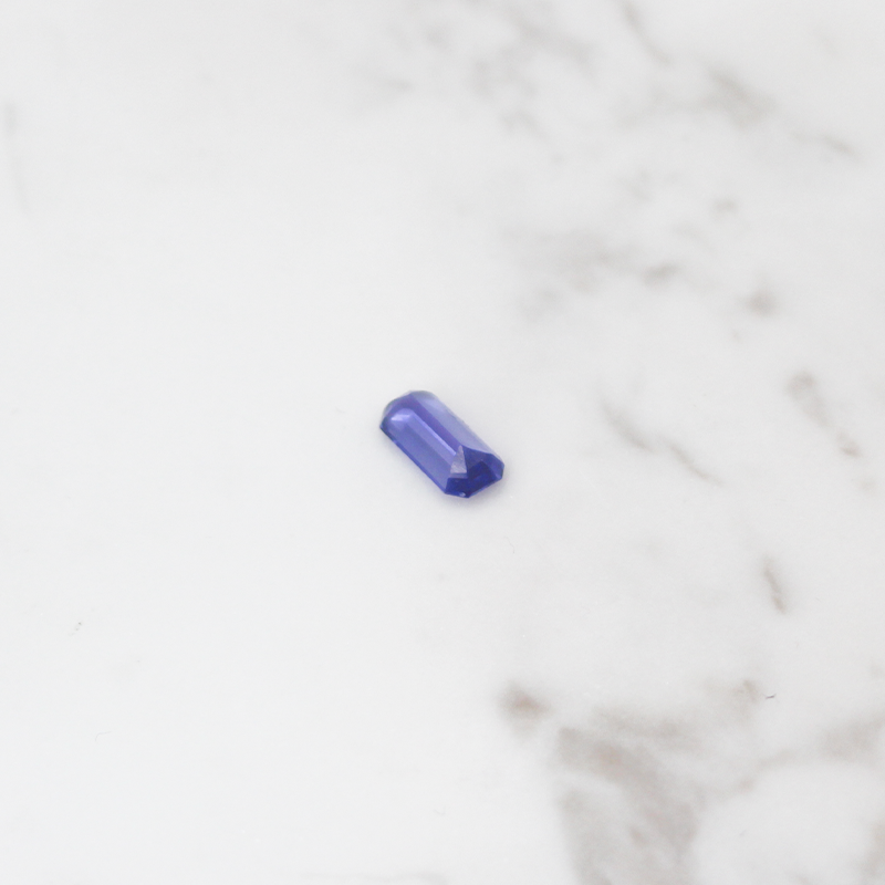 Tanzanite Small 1.5CT - Rectangle Cut