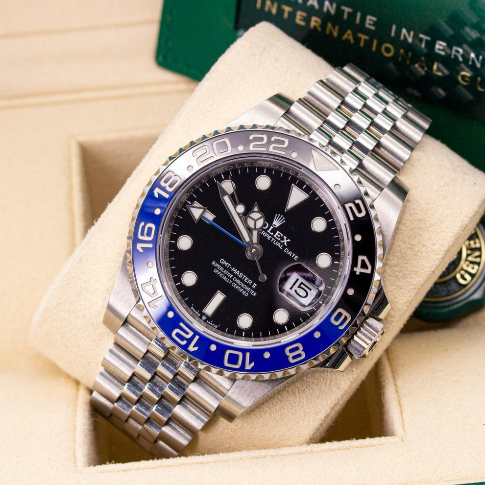 Rolex Gmt-master II 2024 Batman Jubilee Bracelet Black Dial Stainless Steel 2024 Unworn Condition Ceramic Bezel 40 Mm Mechanical - product image from Imp...
