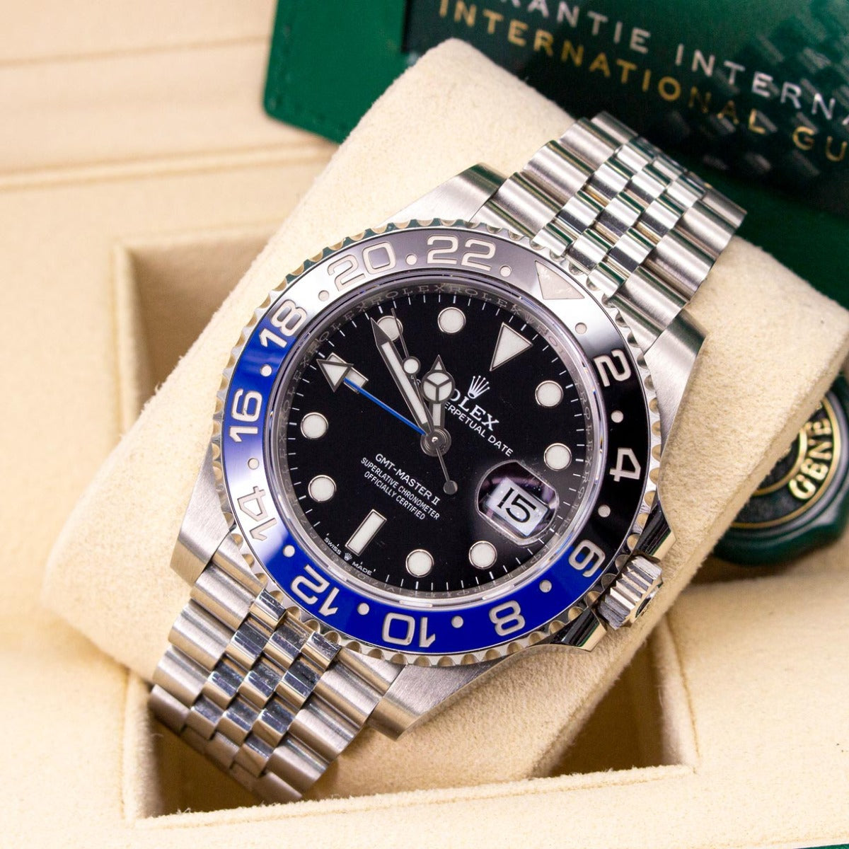 Rolex GMT-Master II 126710BLNR Batgirl Jubilee Bracelet 2024