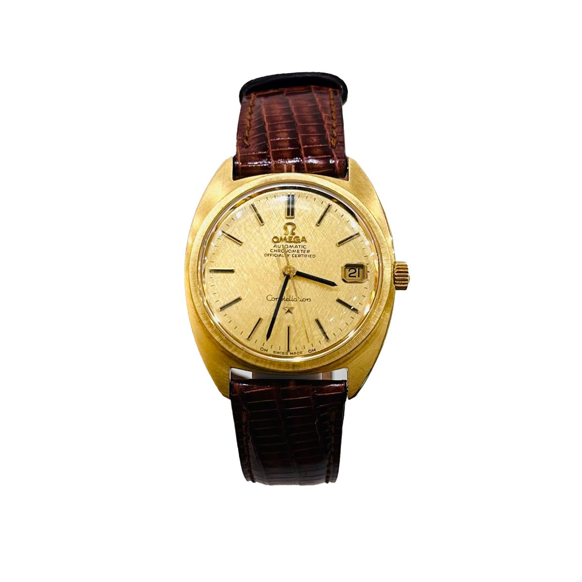 Omega Constellation 18k Yellow Gold Vintage Watch