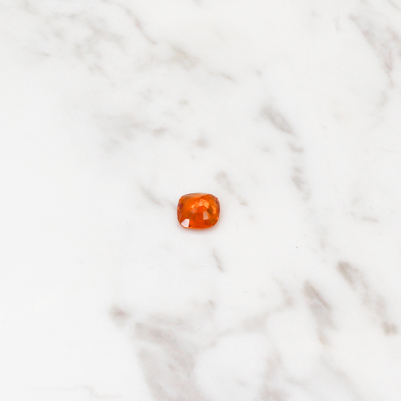 Orange Sapphire - 2.5CT - Radient Cut