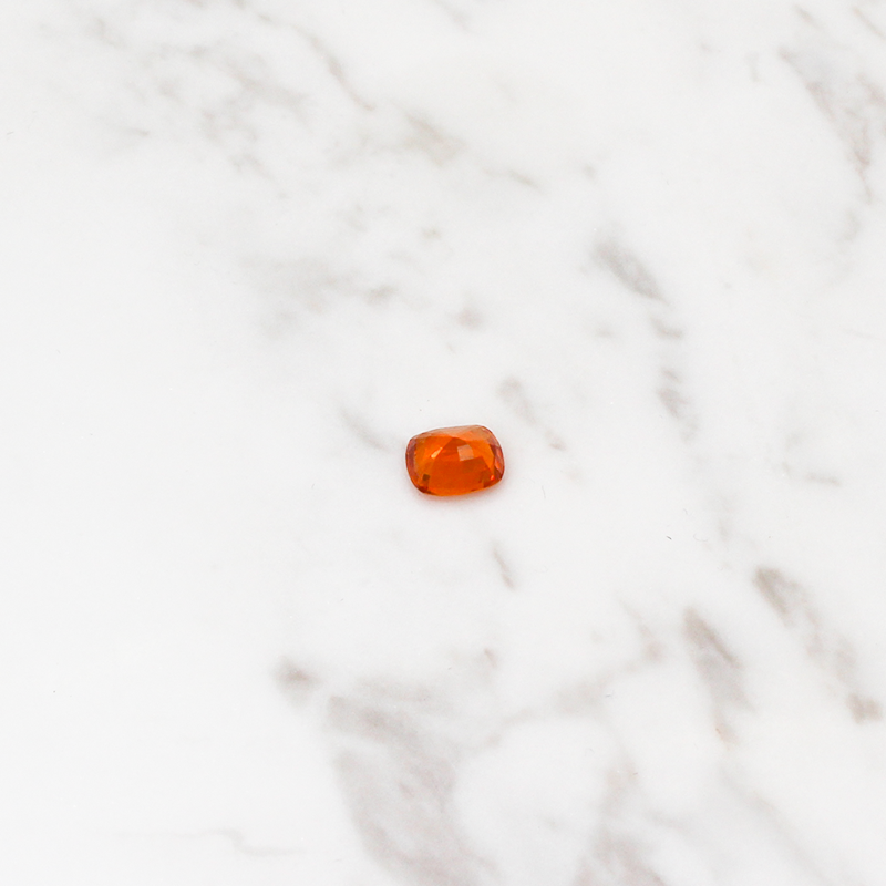 Orange Sapphire - 2.5CT - Radient Cut