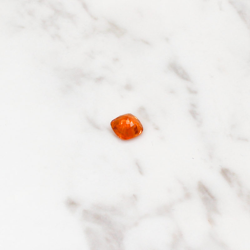 Orange Sapphire - 2.5CT - Radient Cut