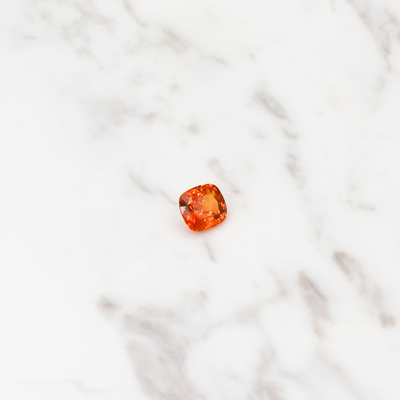 Orange Sapphire - 2.5CT - Radient Cut