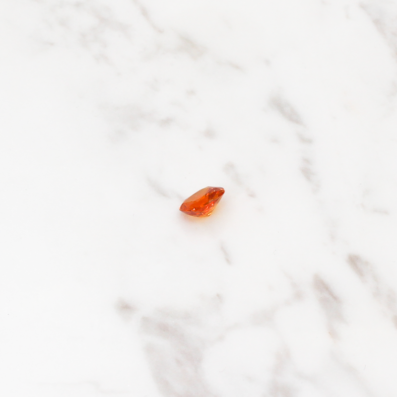 Orange Sapphire - 2.5CT - Radient Cut