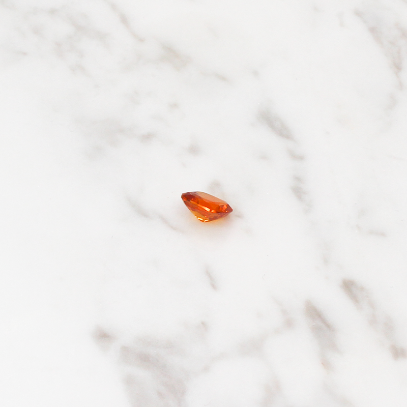 Orange Sapphire - 2.5CT - Radient Cut