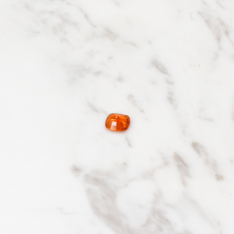 Orange Sapphire - 2.5CT - Radient Cut