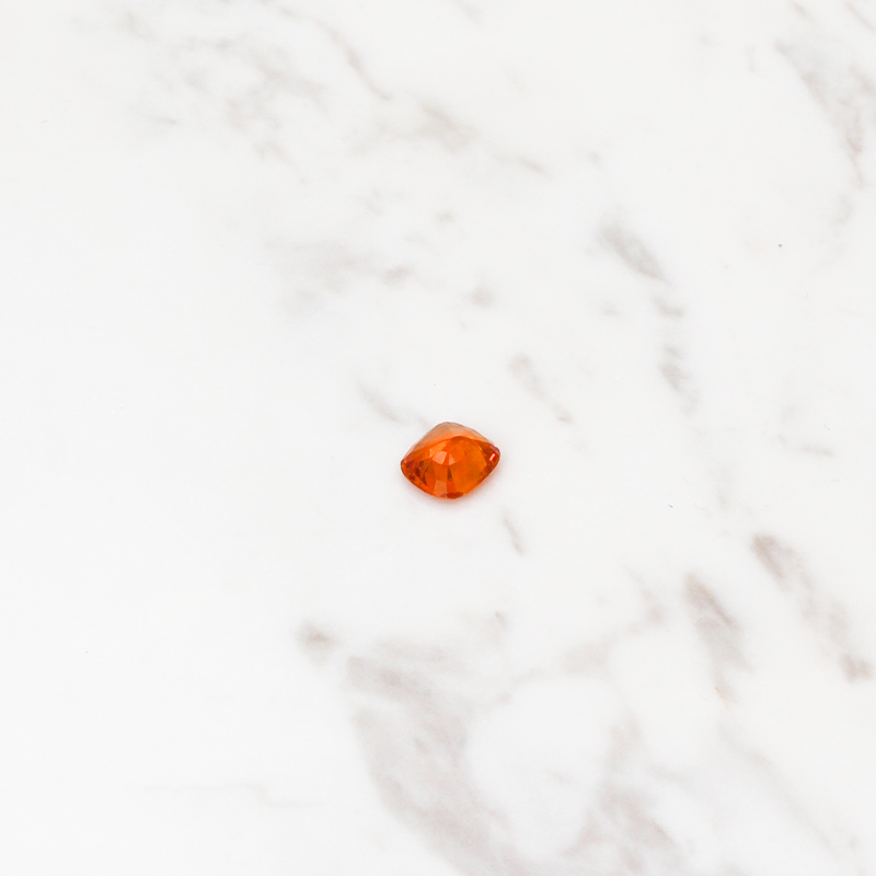 Orange Sapphire - 2.5CT - Radient Cut