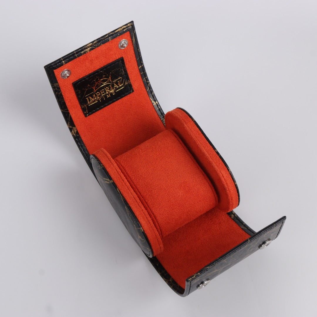 Single Watch Roll Travel Storage Case Portable Jewellery Organiser