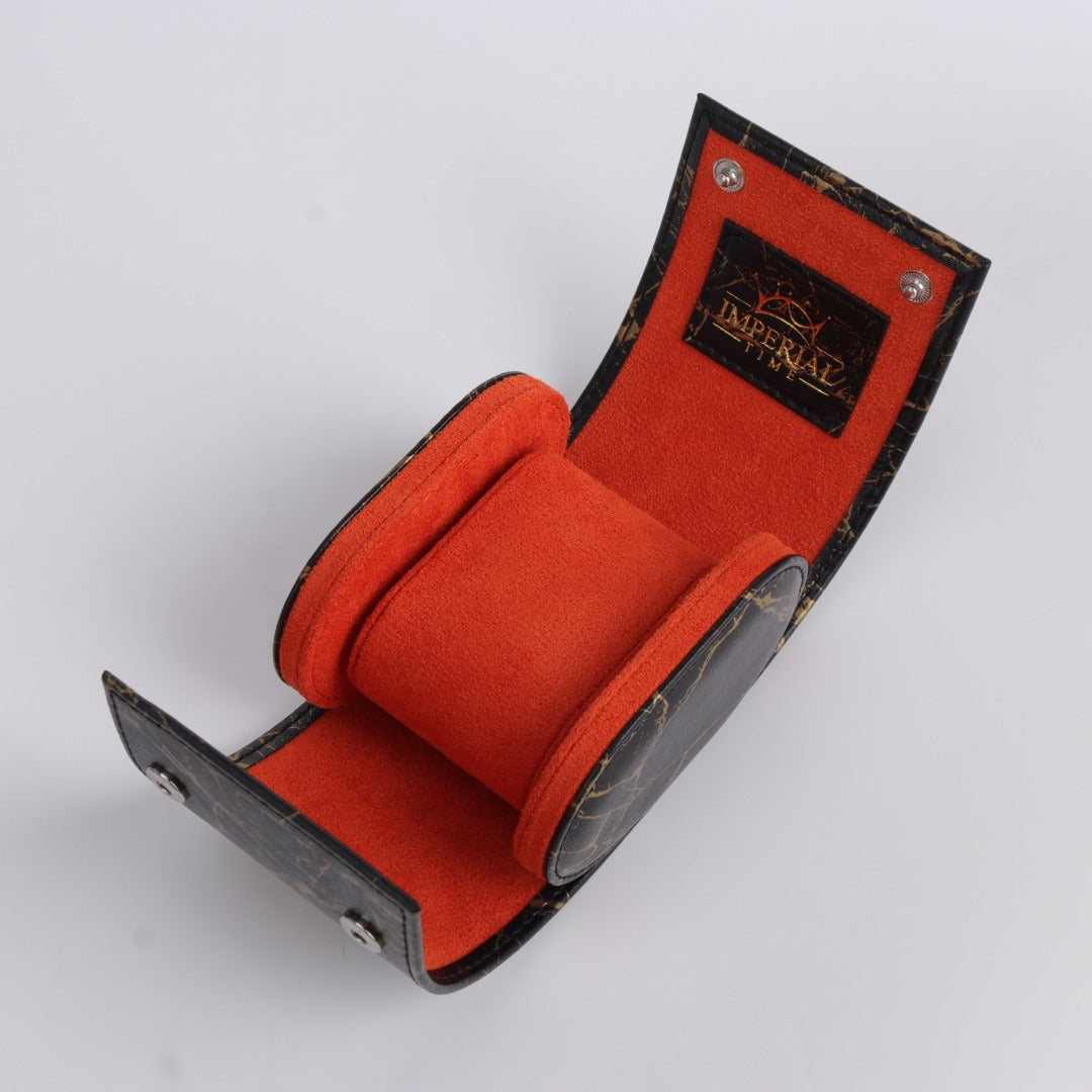 Single Watch Roll Travel Storage Case Portable Jewellery Organiser