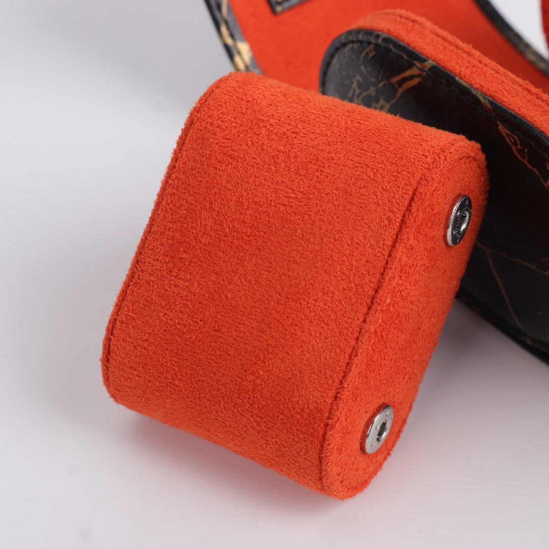 2 Watch Roll Travel Storage Case Portable Jewellery Organiser