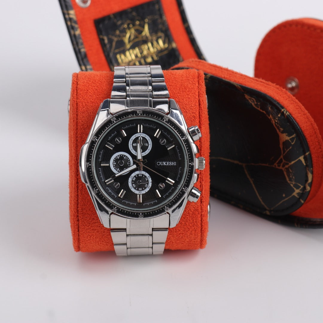 2 Watch Roll Travel Storage Case Portable Jewellery Organiser