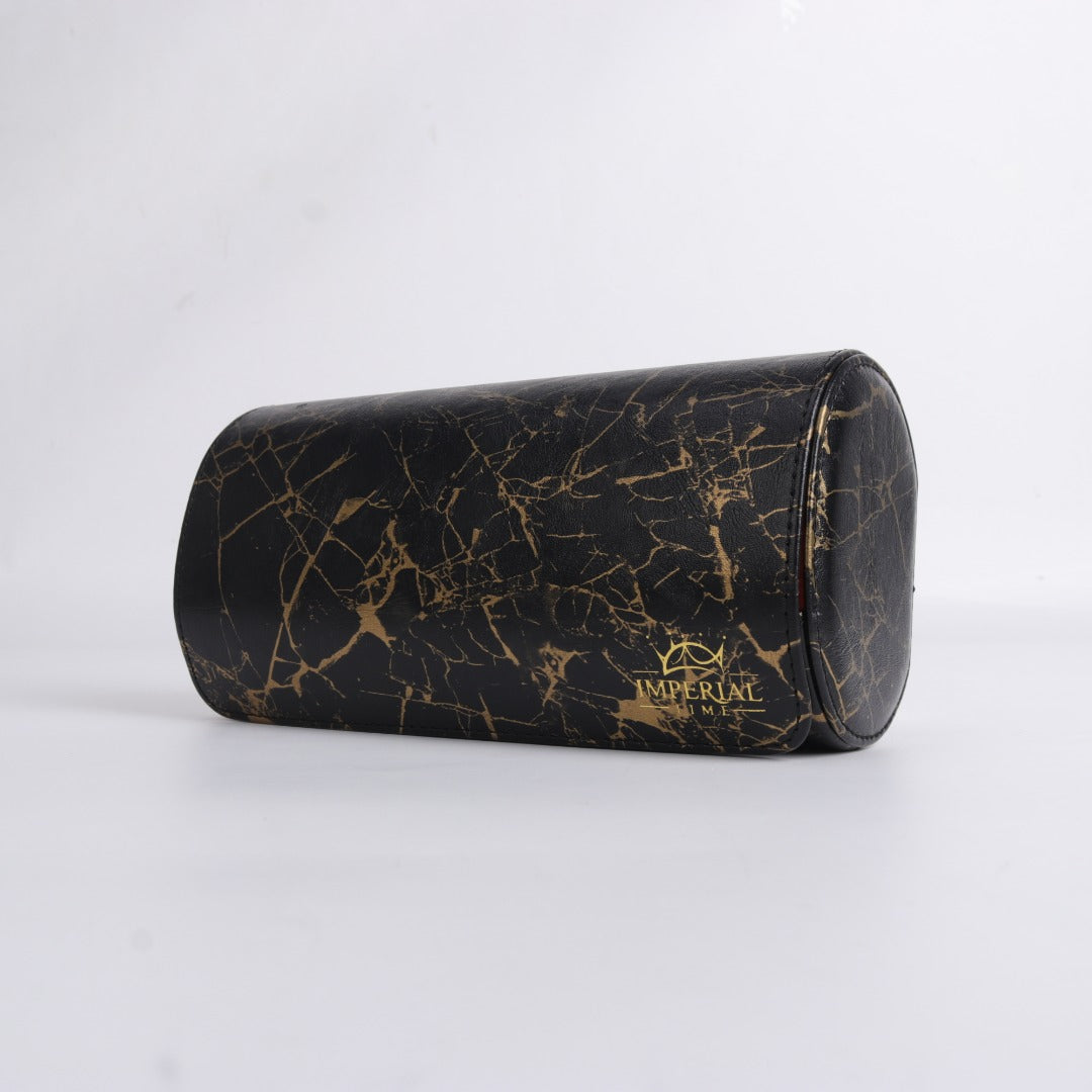 2 Watch Roll Travel Storage Case Portable Jewellery Organiser