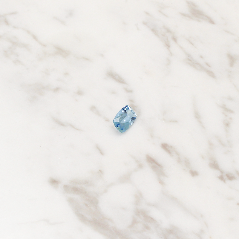 2CT Aquamarine - Cushion Cut