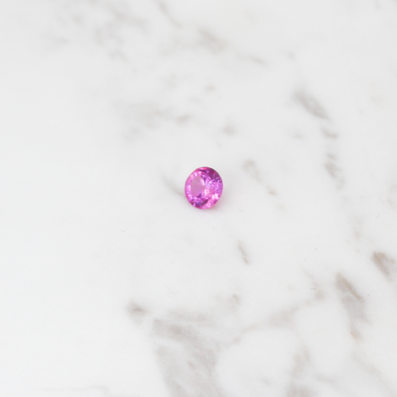 Pink Sapphire 1.5CT - Brilliant Cut