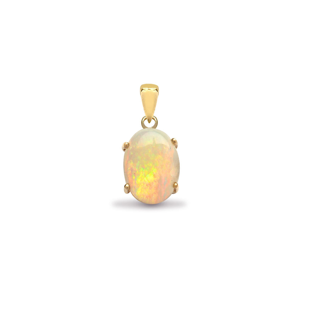 18ct Yellow Gold Opal Pendant – product view