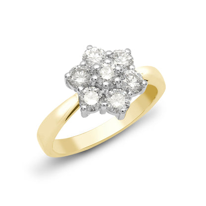Ring aus 18 Karat Naturdiamanten, 50 Punkte