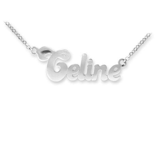 925 Sterling Silver Personalised Nameplate – product view