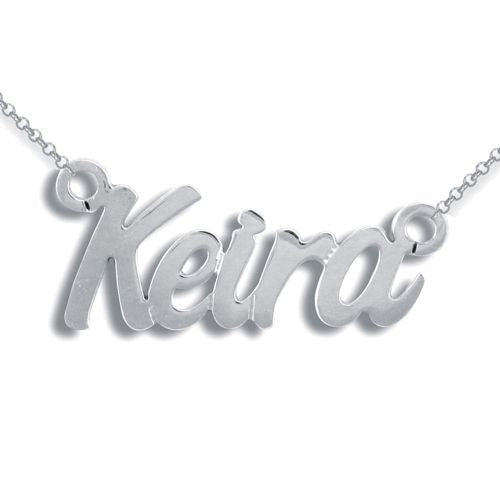 925 Sterling Silver Personalised Nameplate (SNP011) – product view