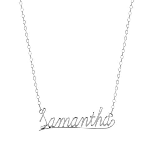 925 Silver Personalised Nameplate (SNP017) – product view