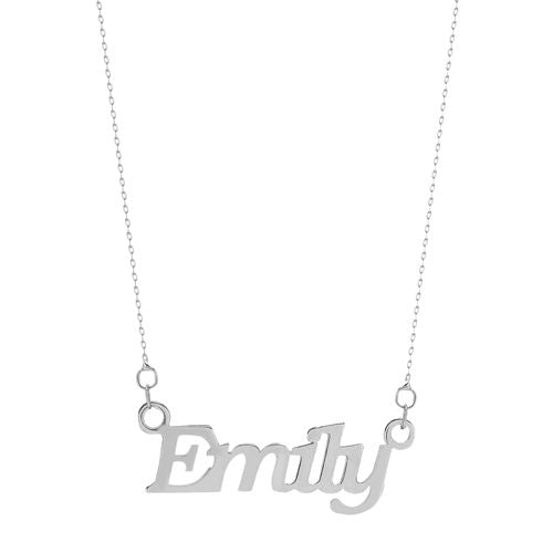 925 Silver Personalised Nameplate (SNP018) – product view
