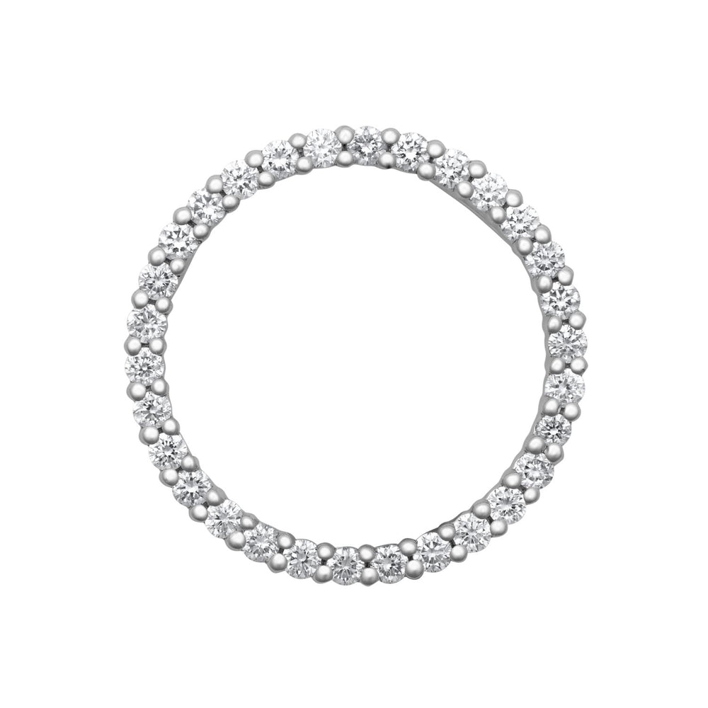 18ct White Gold Natural Diamond Pendant – product view