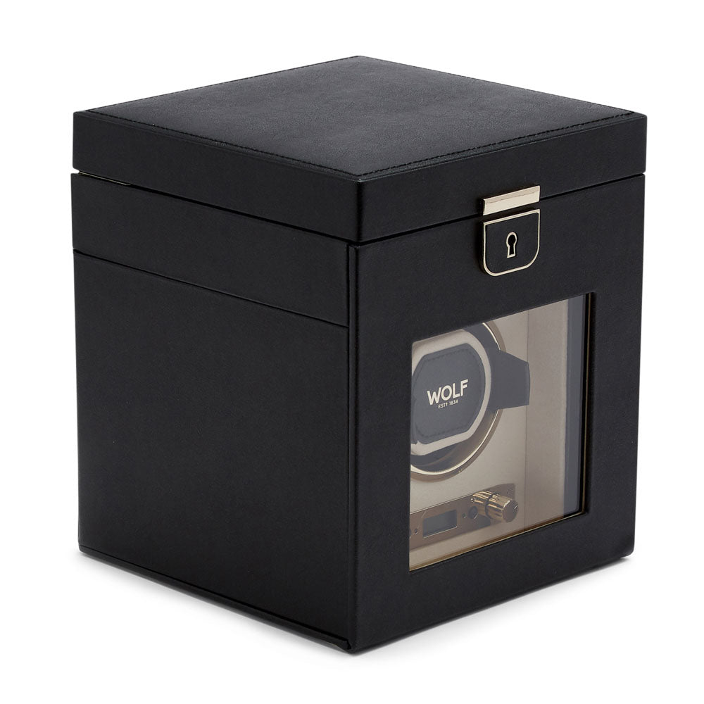 Palermo Single Watch Winder with Storage 213702